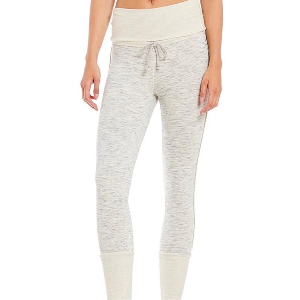 Free People Cream Leggings